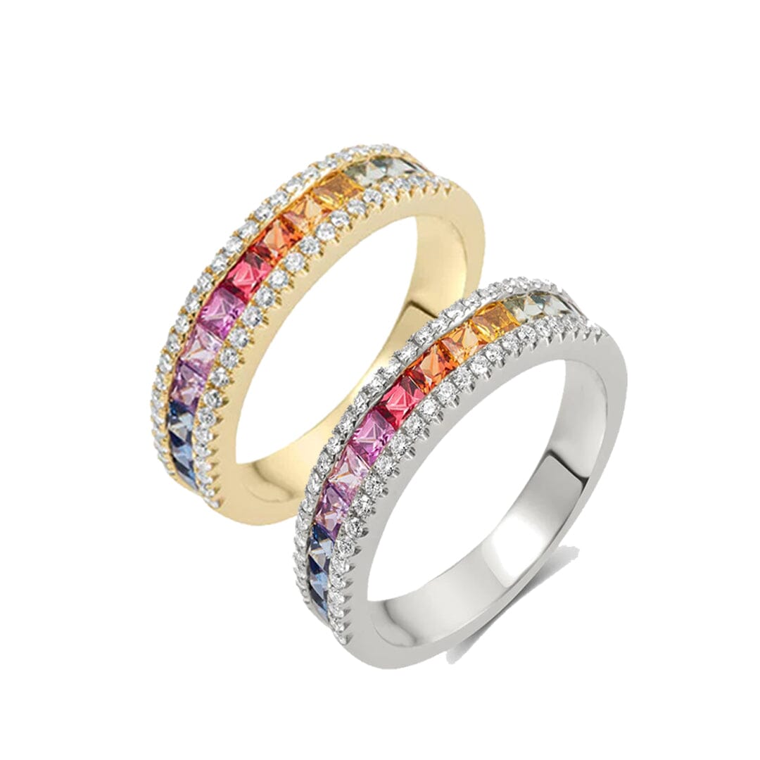 🔥70%OFF LIMITED TODAY🔥 Rainbow Tourmaline Spinning Ring